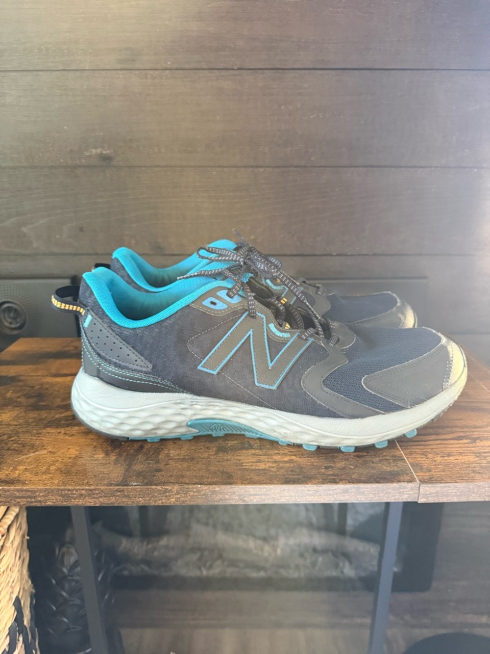 New Balance Blue Athletic Sneakers with Black Details